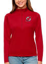 New Jersey Devils Womens Antigua Tribute 1/4 Zip Pullover - Red