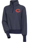 Main image for Antigua Chicago Bears Womens Navy Blue Upgrade 1/4 Zip Pullover