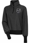 Main image for Antigua Los Angeles Kings Womens Black Upgrade 1/4 Zip Pullover