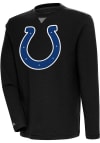 Main image for Antigua Indianapolis Colts Mens Black Flier Bunker Long Sleeve Crew Sweatshirt