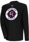 Main image for Antigua New England Revolution Mens Black Flier Bunker Long Sleeve Crew Sweatshirt
