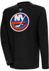 Main image for Antigua New York Islanders Mens Black Flier Bunker Long Sleeve Crew Sweatshirt