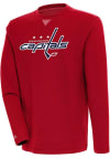 Main image for Antigua Washington Capitals Mens Red Flier Bunker Long Sleeve Crew Sweatshirt