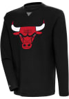 Main image for Antigua Chicago Bulls Mens Black Flier Bunker Long Sleeve Crew Sweatshirt