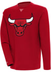 Main image for Antigua Chicago Bulls Mens Red Flier Bunker Long Sleeve Crew Sweatshirt