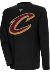 Main image for Antigua Cleveland Cavaliers Mens Black Flier Bunker Long Sleeve Crew Sweatshirt