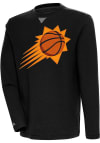 Main image for Antigua Phoenix Suns Mens Black Flier Bunker Long Sleeve Crew Sweatshirt