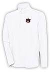Main image for Antigua Auburn Tigers Mens White Hunk Long Sleeve 1/4 Zip Pullover