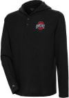 Main image for Antigua Ohio State Buckeyes Mens Black Strong Hold Long Sleeve Hoodie