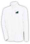Main image for Antigua Tulane Green Wave Mens White Hunk Long Sleeve 1/4 Zip Pullover