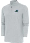 Main image for Antigua Tulane Green Wave Mens Grey Hunk Long Sleeve 1/4 Zip Pullover