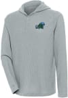 Main image for Antigua Tulane Green Wave Mens Grey Strong Hold Long Sleeve Hoodie