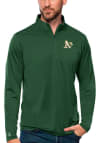 Main image for Antigua Oakland Athletics Mens Green Tribute Long Sleeve 1/4 Zip Pullover