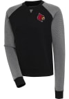 Main image for Antigua Louisville Cardinals Womens Black Flier Bunker Crew Sweatshirt
