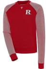 Main image for Antigua Rutgers Scarlet Knights Womens Red Flier Bunker Crew Sweatshirt