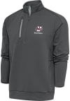 Main image for Antigua Massachusetts Minutemen Mens Grey Basketball Generation Long Sleeve 1/4 Zip Pullover