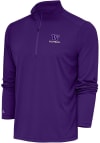 Main image for Antigua Washington Huskies Mens Purple Football Tribute Long Sleeve 1/4 Zip Pullover