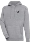 Main image for Antigua Washington Capitals Mens Grey Metallic Logo Victory Long Sleeve Hoodie