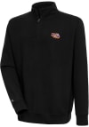 Main image for Antigua LSU Tigers Mens Black Victory Long Sleeve 1/4 Zip Pullover