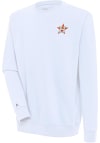 Main image for Antigua Houston Astros Mens White Victory Long Sleeve Crew Sweatshirt
