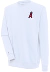 Main image for Antigua Los Angeles Angels Mens White Victory Long Sleeve Crew Sweatshirt
