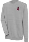 Main image for Antigua Los Angeles Angels Mens Grey Victory Long Sleeve Crew Sweatshirt
