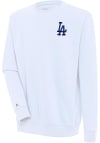 Main image for Antigua Los Angeles Dodgers Mens White Victory Long Sleeve Crew Sweatshirt