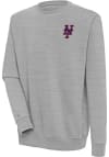 Main image for Antigua New York Mets Mens Grey Victory Long Sleeve Crew Sweatshirt