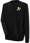 Main image for Antigua Oakland Athletics Mens Black Victory Long Sleeve Crew Sweatshirt