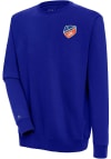 Main image for Antigua FC Cincinnati Mens Blue Victory Long Sleeve Crew Sweatshirt