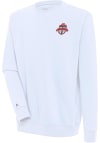 Main image for Antigua Toronto FC Mens White Victory Long Sleeve Crew Sweatshirt