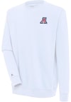 Main image for Antigua Arizona Wildcats Mens White Victory Long Sleeve Crew Sweatshirt