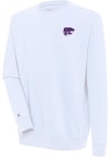 Main image for Mens K-State Wildcats White Antigua Victory Crew Sweatshirt