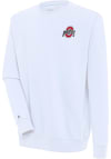 Main image for Antigua Ohio State Buckeyes Mens White Victory Long Sleeve Crew Sweatshirt