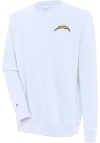 Main image for Antigua Los Angeles Chargers Mens White Victory Long Sleeve Crew Sweatshirt