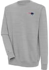 Main image for Antigua New England Patriots Mens Grey Victory Long Sleeve Crew Sweatshirt