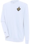 Main image for Antigua New Orleans Saints Mens White Victory Long Sleeve Crew Sweatshirt