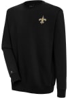 Main image for Antigua New Orleans Saints Mens Black Victory Long Sleeve Crew Sweatshirt