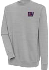 Main image for Antigua New York Giants Mens Grey Victory Long Sleeve Crew Sweatshirt