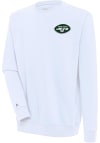 Main image for Antigua New York Jets Mens White Victory Long Sleeve Crew Sweatshirt