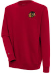 Main image for Antigua Chicago Blackhawks Mens Red Victory Long Sleeve Crew Sweatshirt