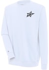 Main image for Antigua Dallas Stars Mens White Victory Long Sleeve Crew Sweatshirt
