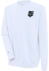 Main image for Antigua Los Angeles Kings Mens White Victory Long Sleeve Crew Sweatshirt