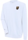 Main image for Antigua Vegas Golden Knights Mens White Victory Long Sleeve Crew Sweatshirt