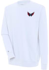 Main image for Antigua Washington Capitals Mens White Victory Long Sleeve Crew Sweatshirt