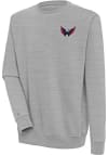 Main image for Antigua Washington Capitals Mens Grey Victory Long Sleeve Crew Sweatshirt