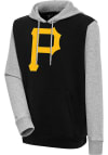 Main image for Antigua Pittsburgh Pirates Mens Black Victory Long Sleeve Hoodie