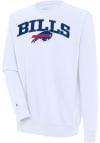 Main image for Antigua Buffalo Bills Mens White Chenille Logo Victory Long Sleeve Crew Sweatshirt