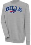 Main image for Antigua Buffalo Bills Mens Grey Chenille Logo Victory Long Sleeve Crew Sweatshirt
