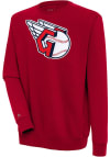 Main image for Antigua Cleveland Guardians Mens Red Victory Long Sleeve Crew Sweatshirt